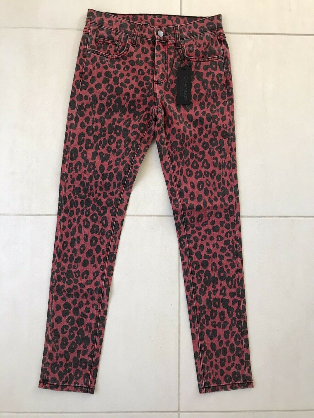 Carmar Multicolor Animal Print Ryan Skinny Stretch Jeans